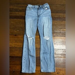 Hollister Ultra High Rise Dad Jeans Womens Size 2R W26R Vintage Stretch Denim